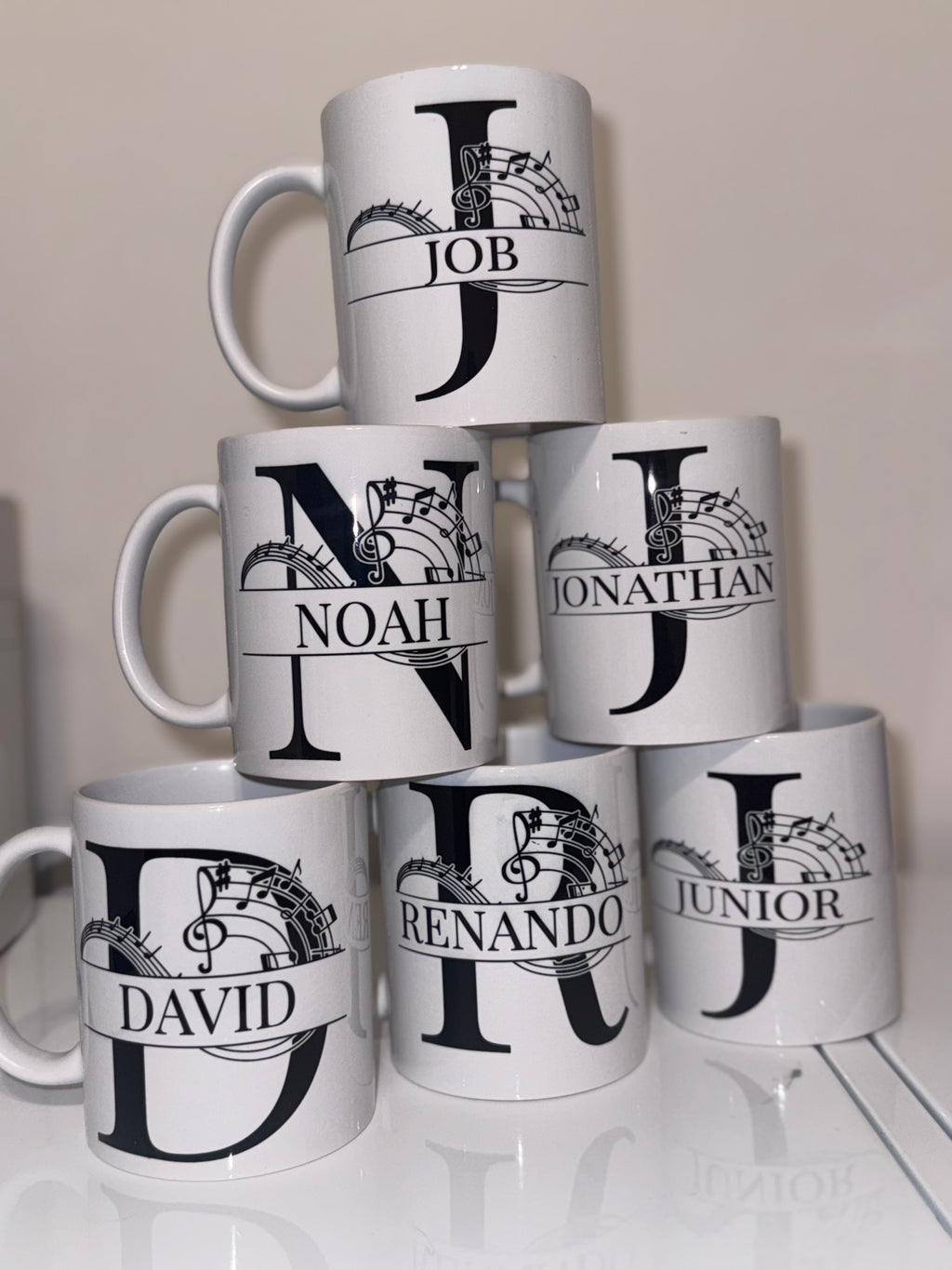 Custom Mug Sets Fit for Everyone personalized custom gift by CUSTOM CUTZ BY CHRISTINE LLC. handmade in the USA
