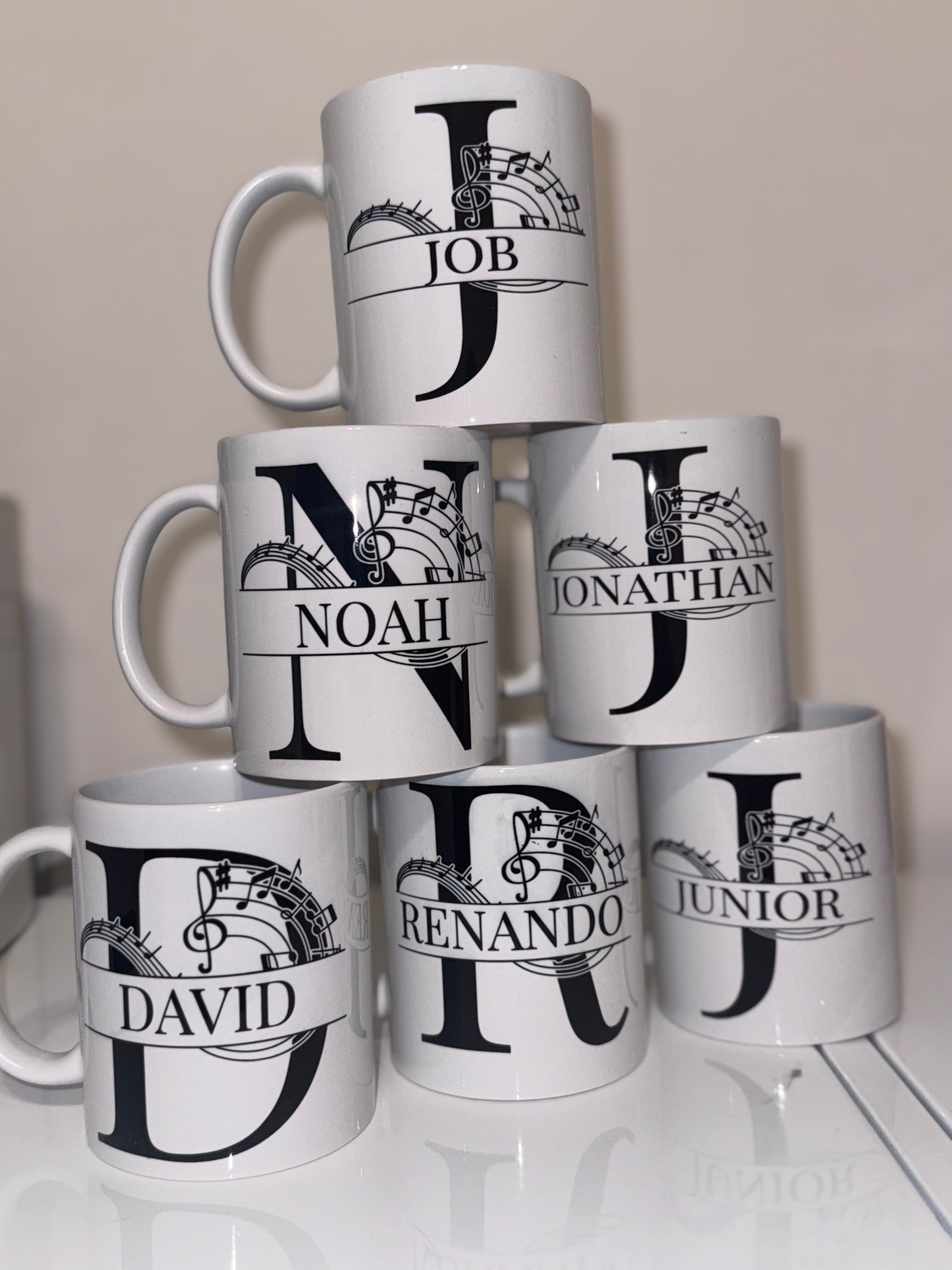 Custom Mug Sets Fit for Everyone personalized custom gift by CUSTOM CUTZ BY CHRISTINE LLC. handmade in the USA
