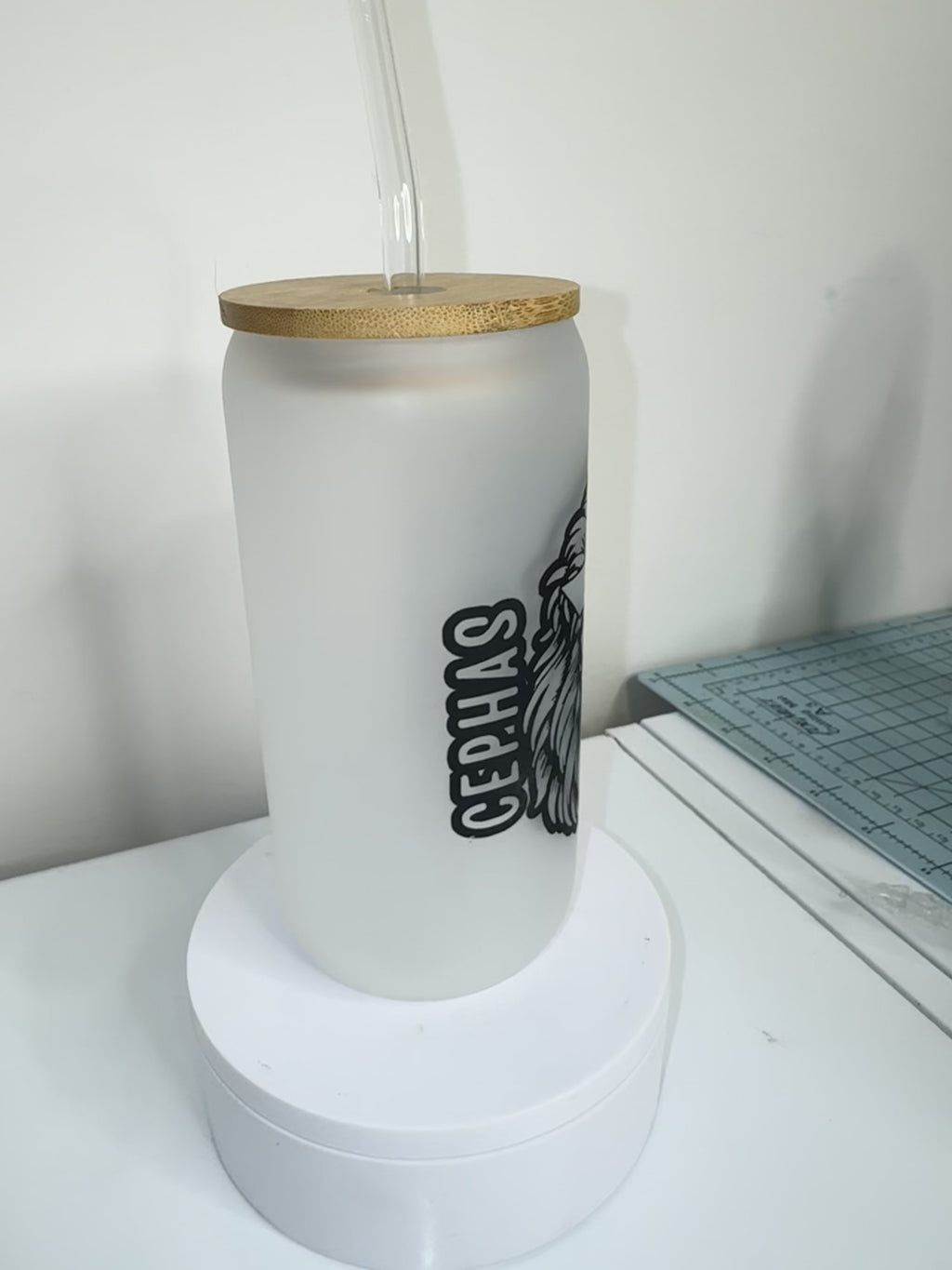 Custom Glass Tumbler with Engraving