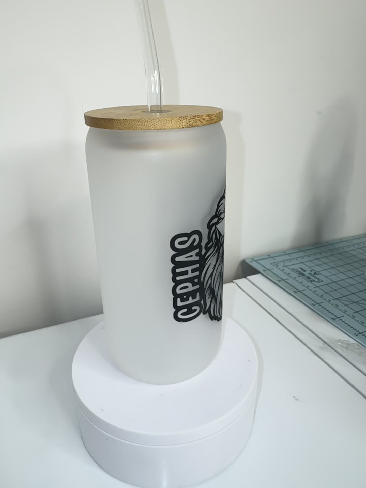 Custom Glass Tumbler with Engraving